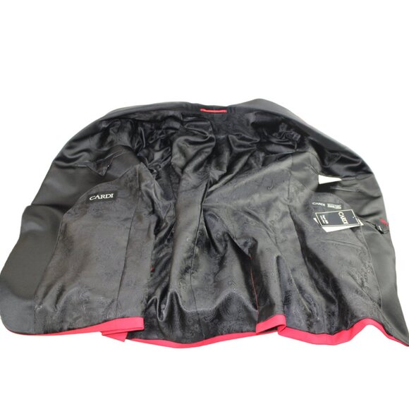 Cardi Super 150 Luxury Blend Bradford Red Tuxedo Jacket, Size 42 (R) (NWT) - Picture 11 of 11